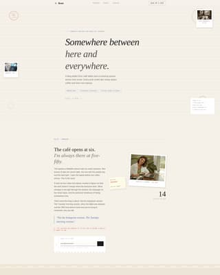 Roam - Wanderlust Nomad Landing Page Template