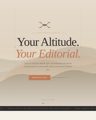 Drone - Highconverting Photography Landing Page Template