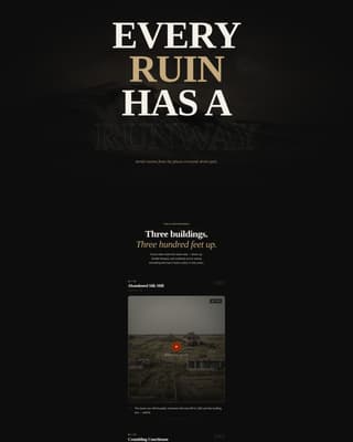 Hover - Atmospheric Aerial Landing Page Template