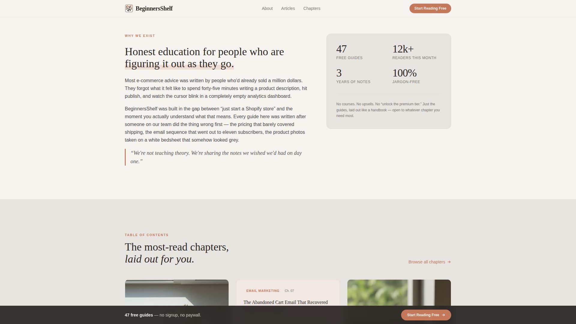 Storefront - Inspiring Ecommerce Landing Page Template