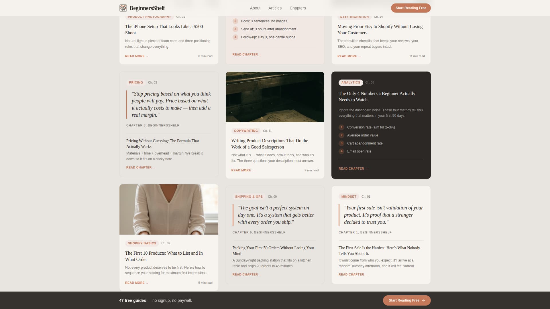 Storefront - Inspiring Ecommerce Landing Page Template