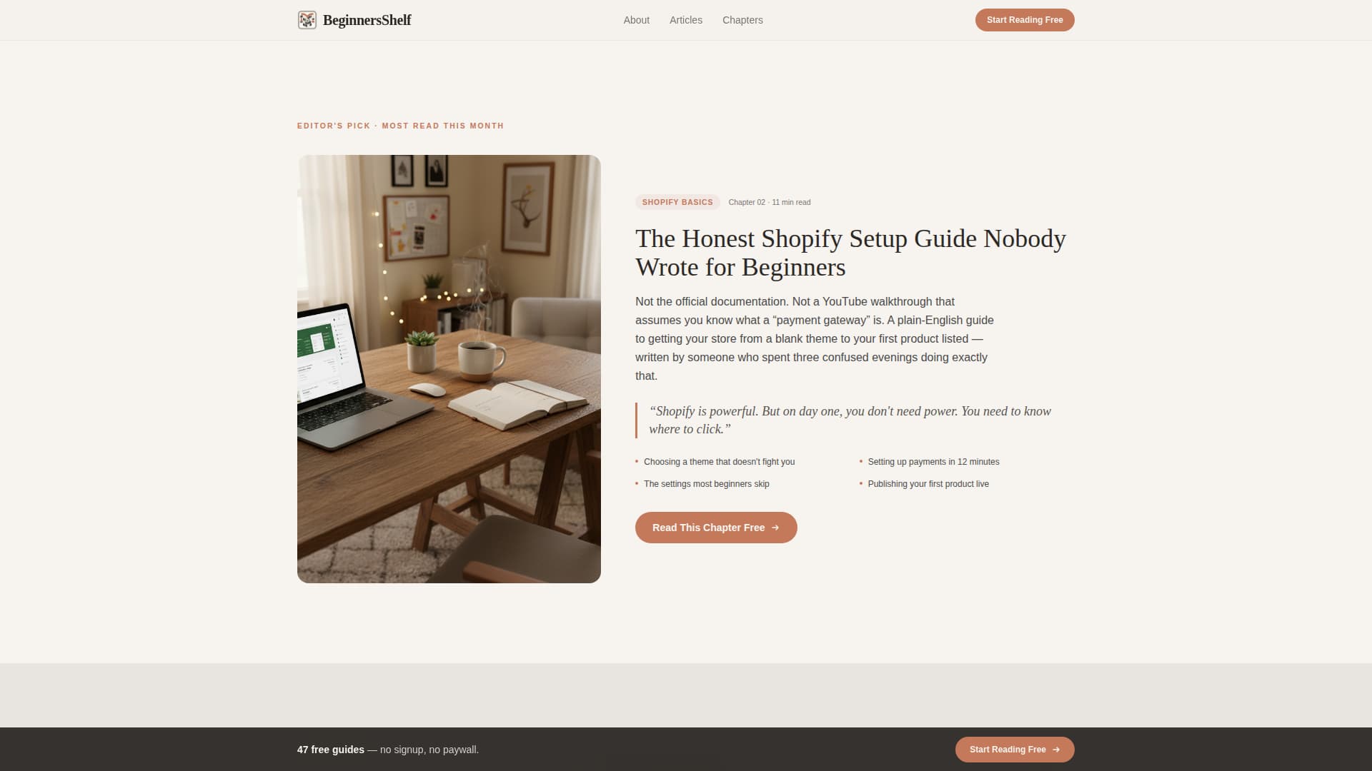 Storefront - Inspiring Ecommerce Landing Page Template