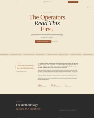 Dispatch - Authoritative E-Commerce Landing Page Template