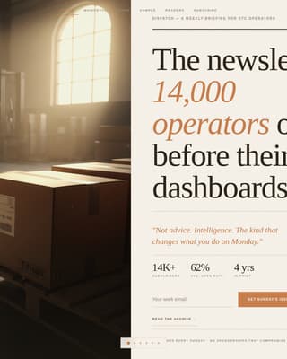 Dispatch — Trusted Digital Commerce Landing Page Template