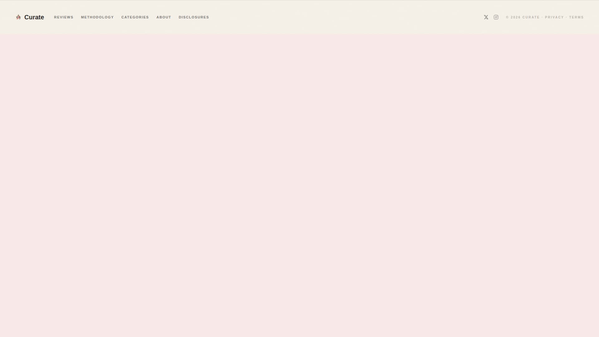 Curate - Trusted Review Landing Page Template