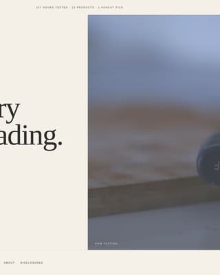 Curate - Trusted Review Landing Page Template