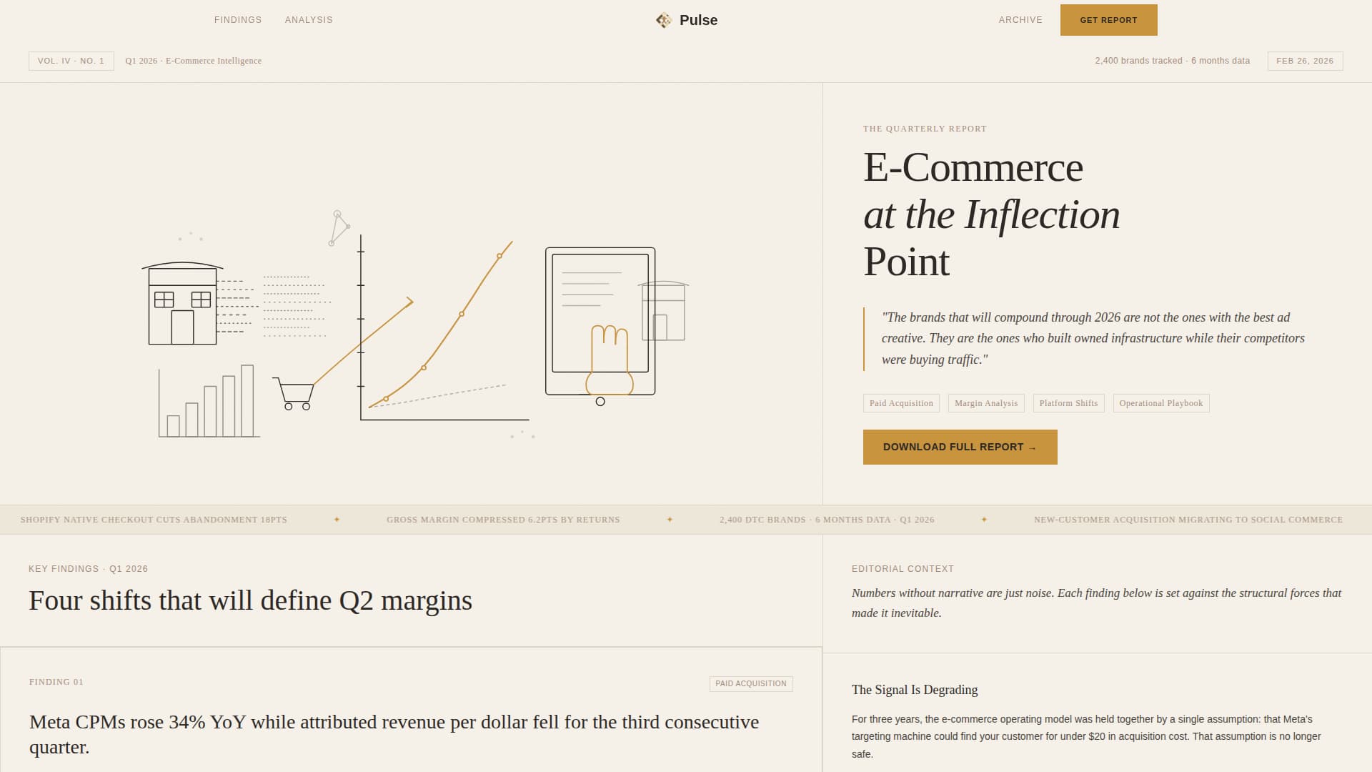 Pulse - Authoritative Ecommerce Landing Page Template