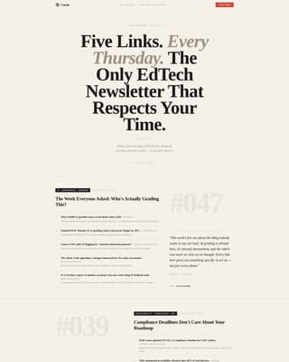 Edtech - Premium Curated Landing Page Template