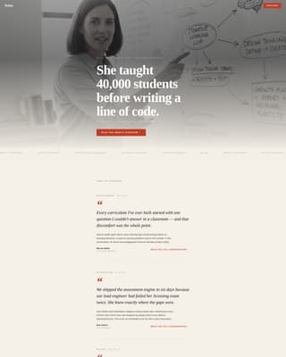 Byline - Compelling Edtech Landing Page Template