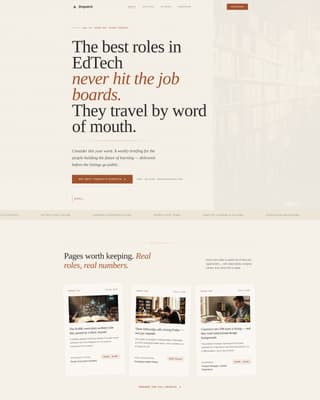 Dispatch — Proven Educational Technology Landing Page Template