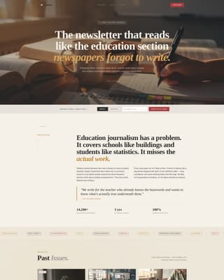 Syllabus - Compelling Education Landing Page Template