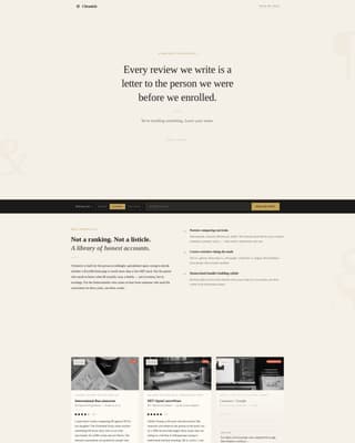 Chronicle - Scholarly Education Landing Page Template