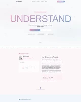 Clarity - Hematology Education Landing Page Template