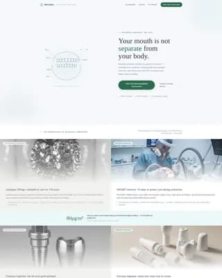 Meridian - Holistic Dentistry Landing Page Template
