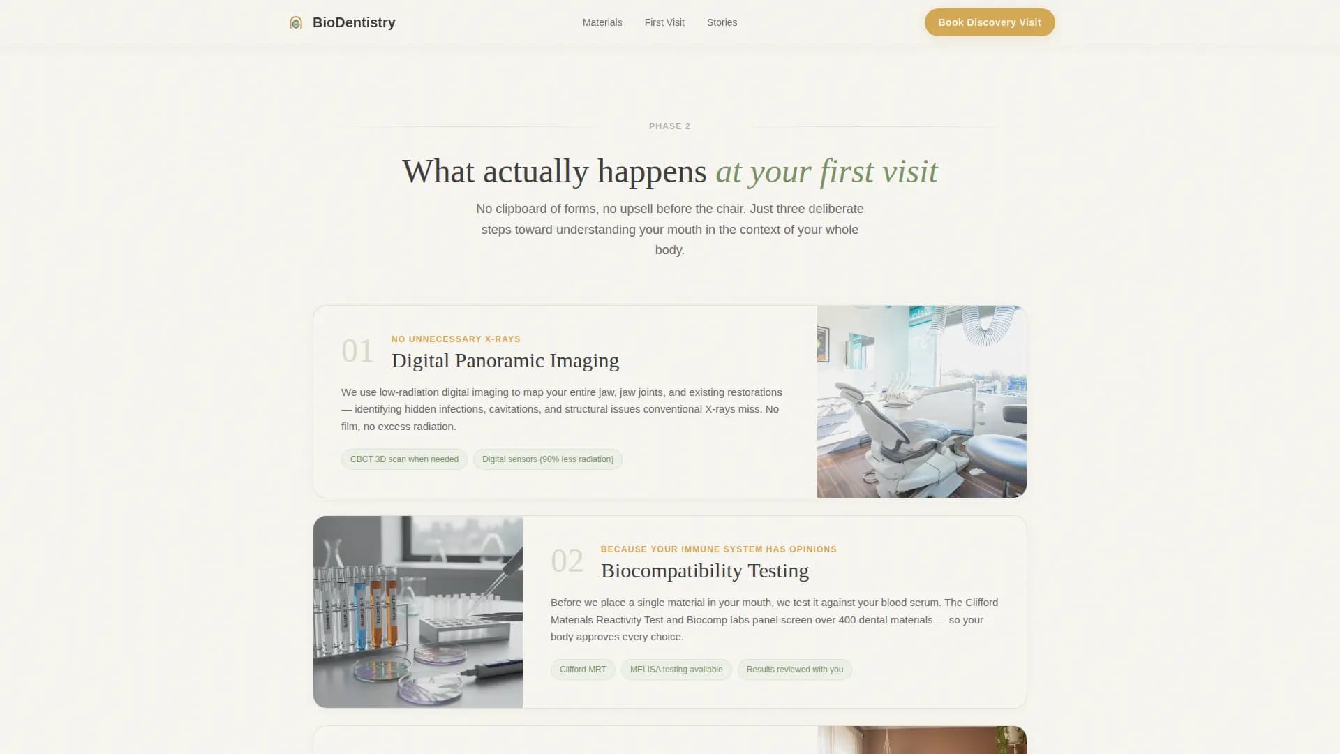 Harmony - Holistic Dentistry Landing Page Template