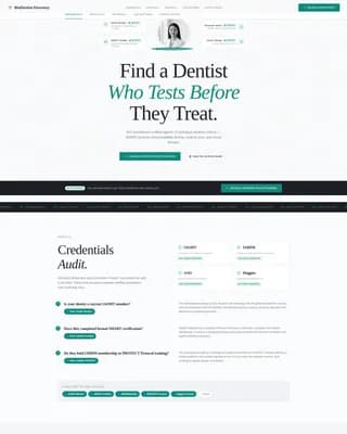 Harmony - Dentist Directory Landing Page Template
