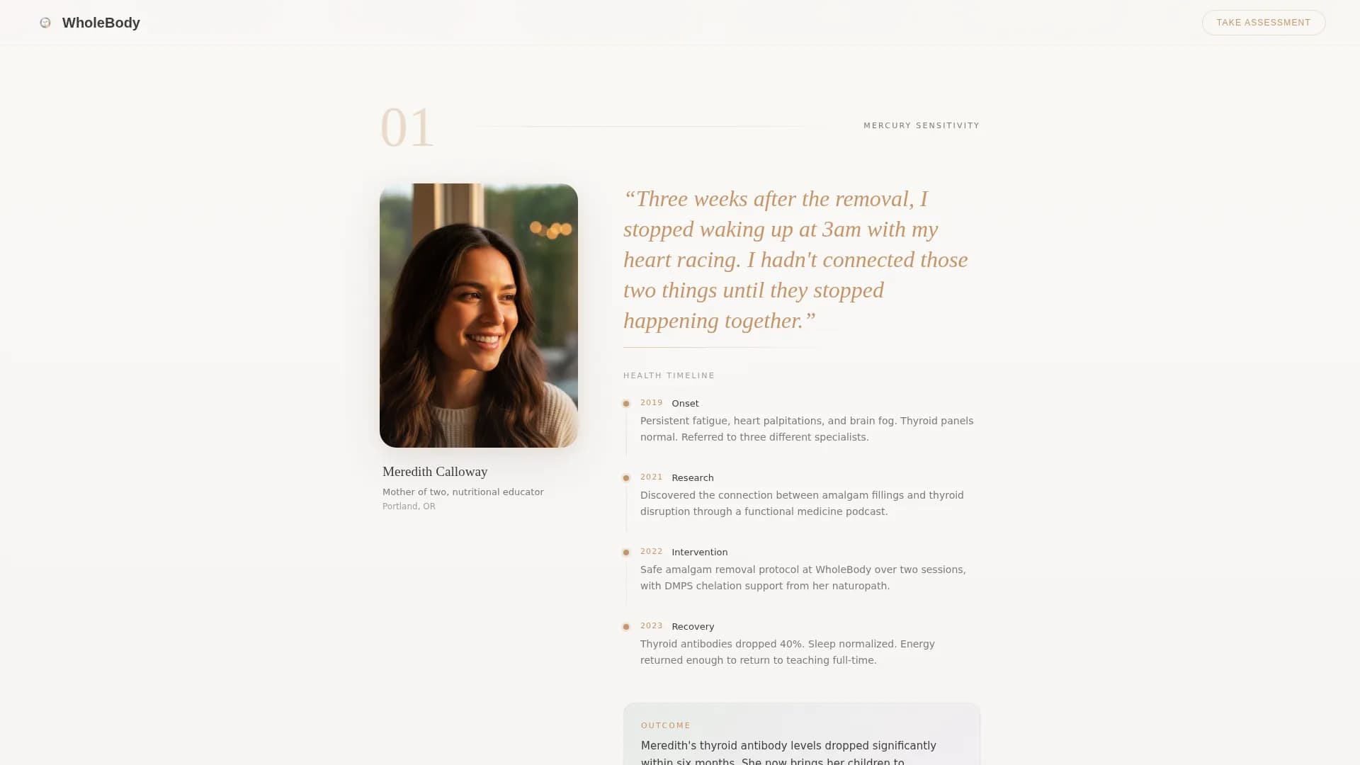 Holistic Dentist Reviews Website Template