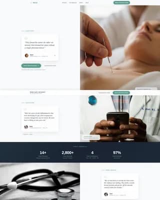 Mend - Holistic Veterinary Landing Page Template