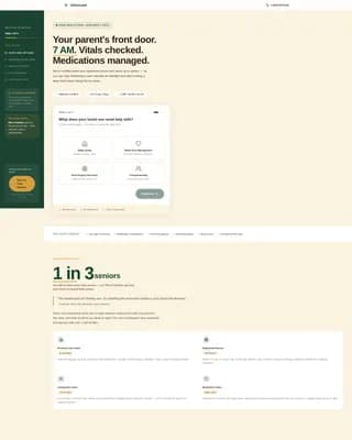 Advocate - Home Care Services Landing Page Template