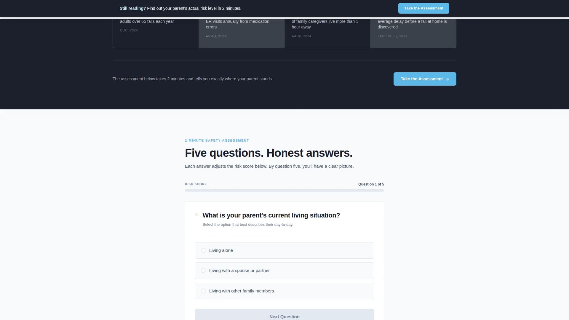 Tend - Home Care Agency Landing Page Template