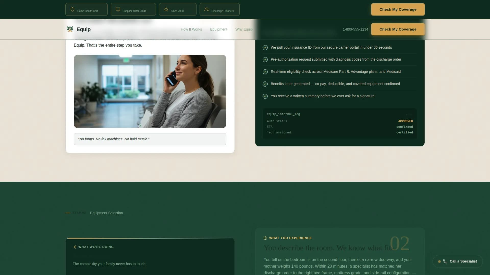 Medical Equipment & Supply Professional Website Template