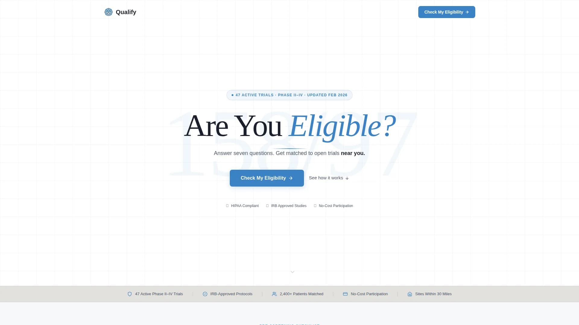 Pulse - Hypertension Trials Landing Page Template