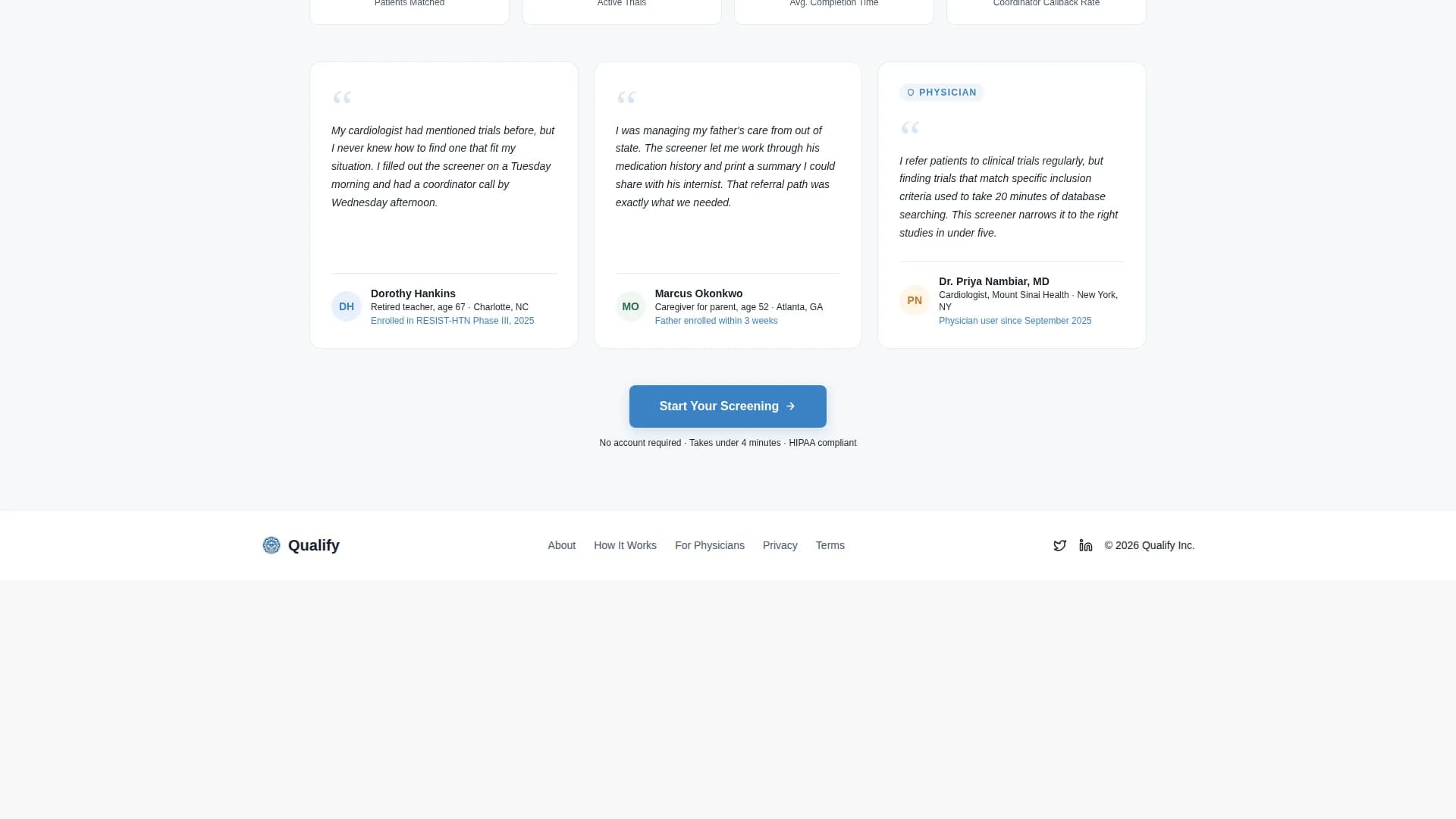 Pulse - Hypertension Trials Landing Page Template