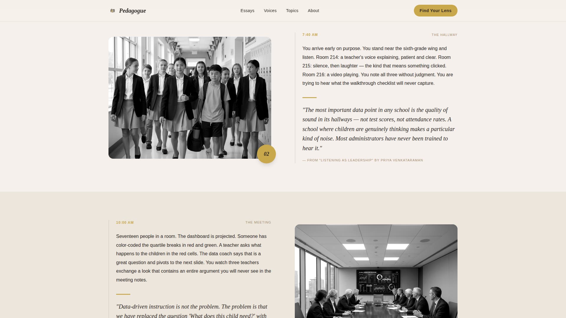 Pedagogue - Authoritative Education Landing Page Template