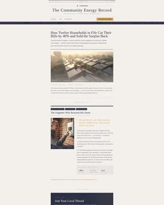 Commune - Trusted Energycommunity Landing Page Template