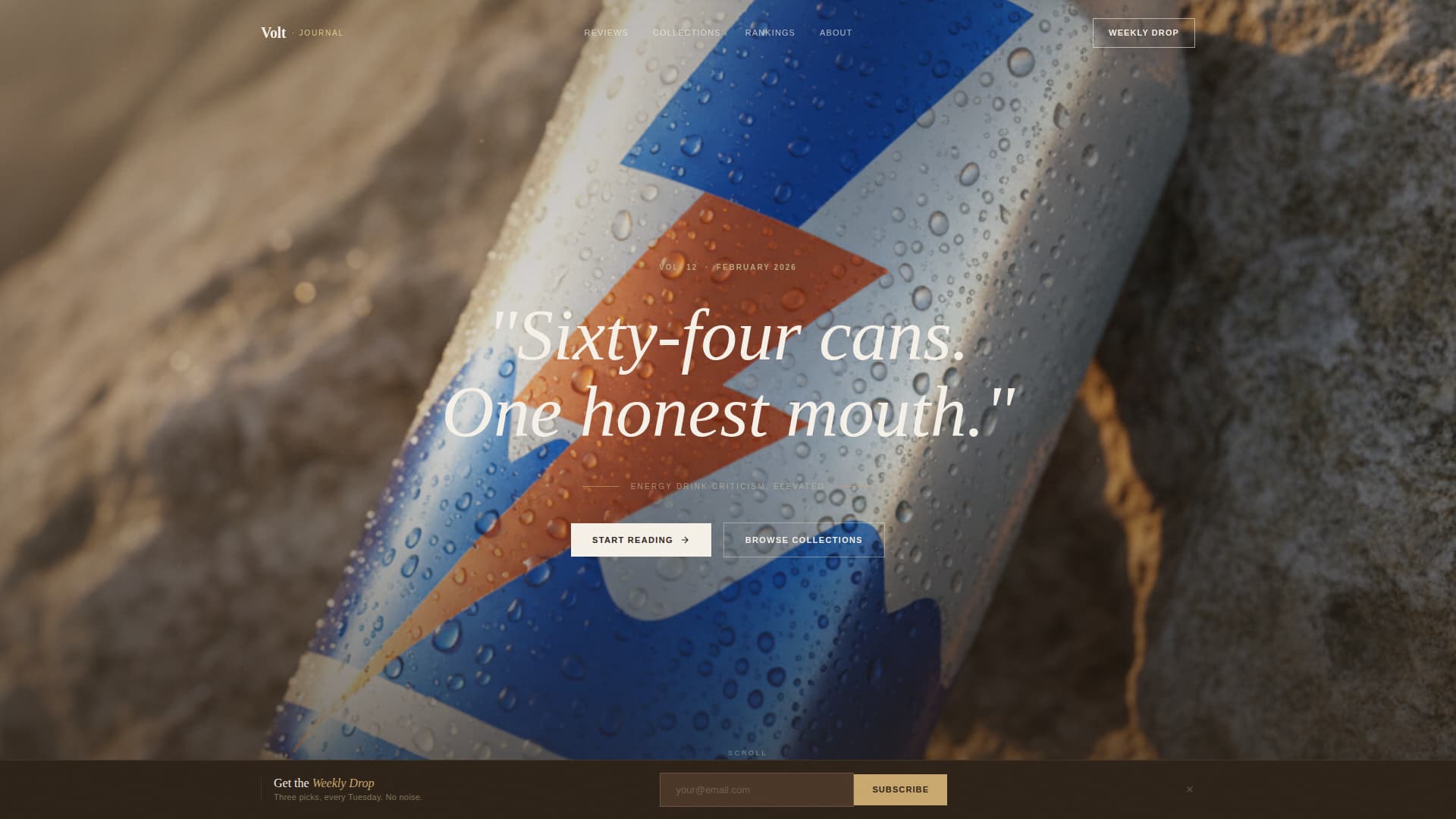 Volt - Luxe Energyreview Landing Page Template