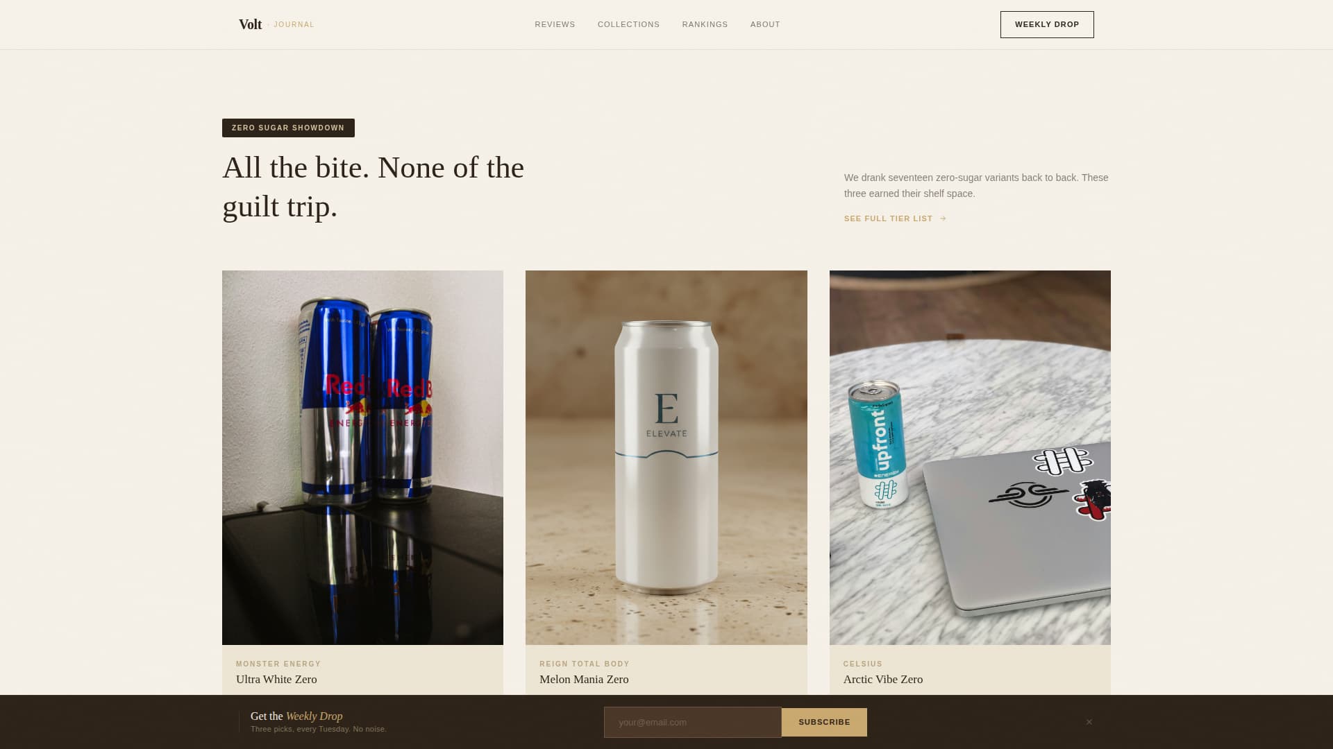 Volt - Luxe Energyreview Landing Page Template