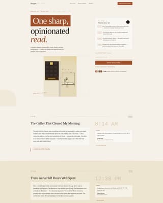 Marquee - Luxe Entertainment Landing Page Template