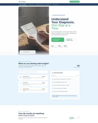 Contagion - Patient Education Landing Page Template