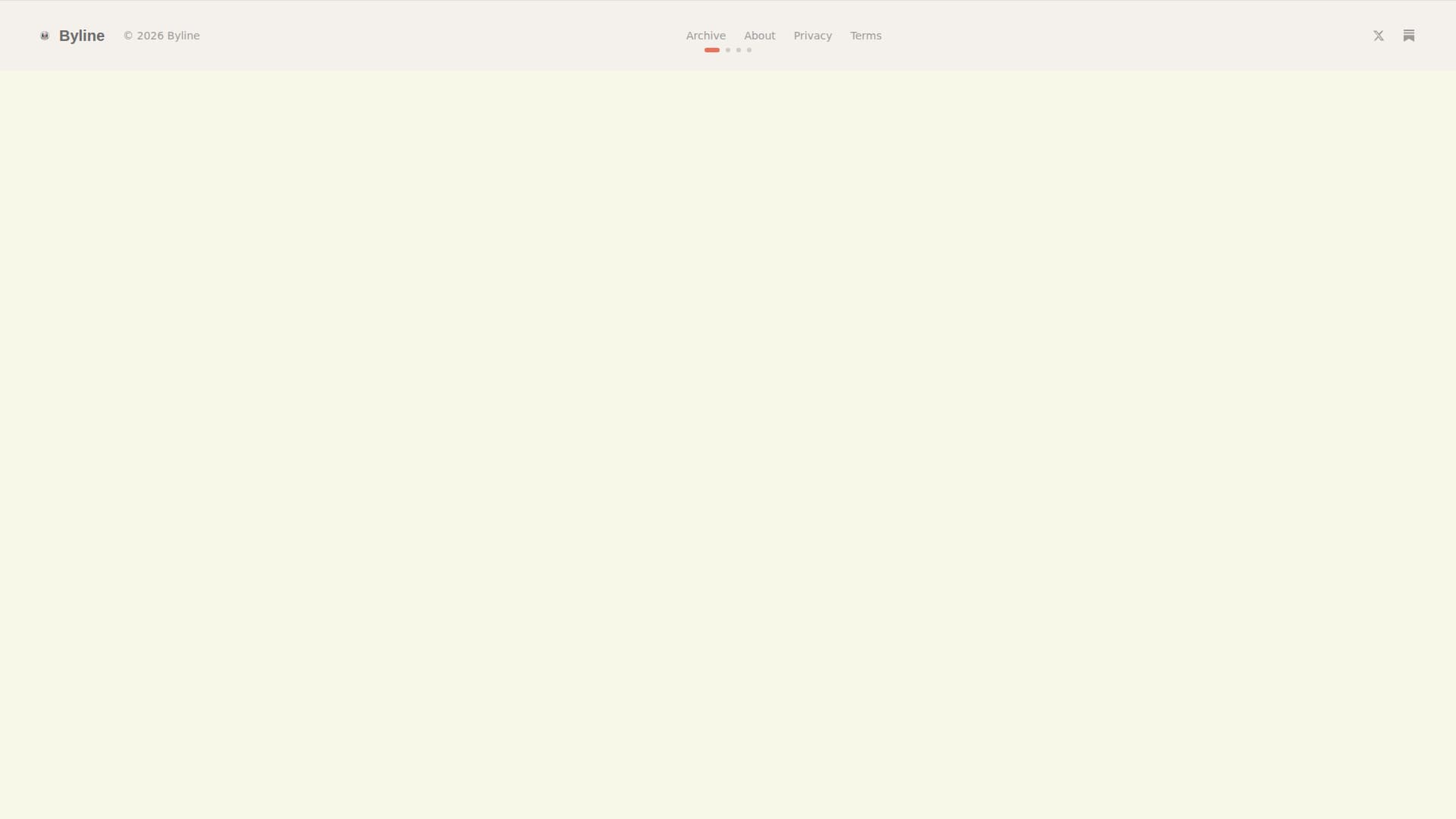 Byline - Bold Entertainment Landing Page Template