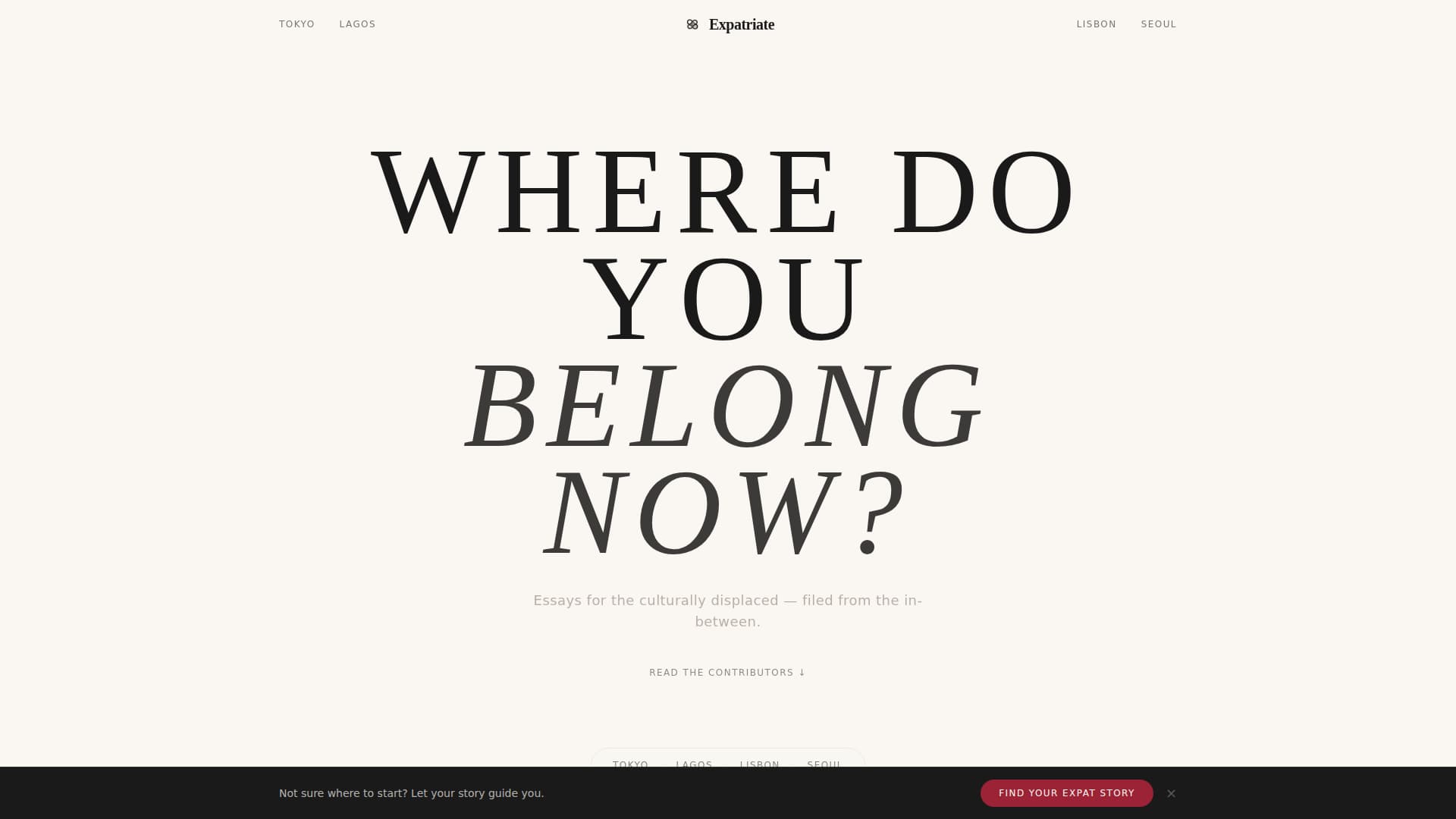 Expatriate - Compelling Expat Landing Page Template