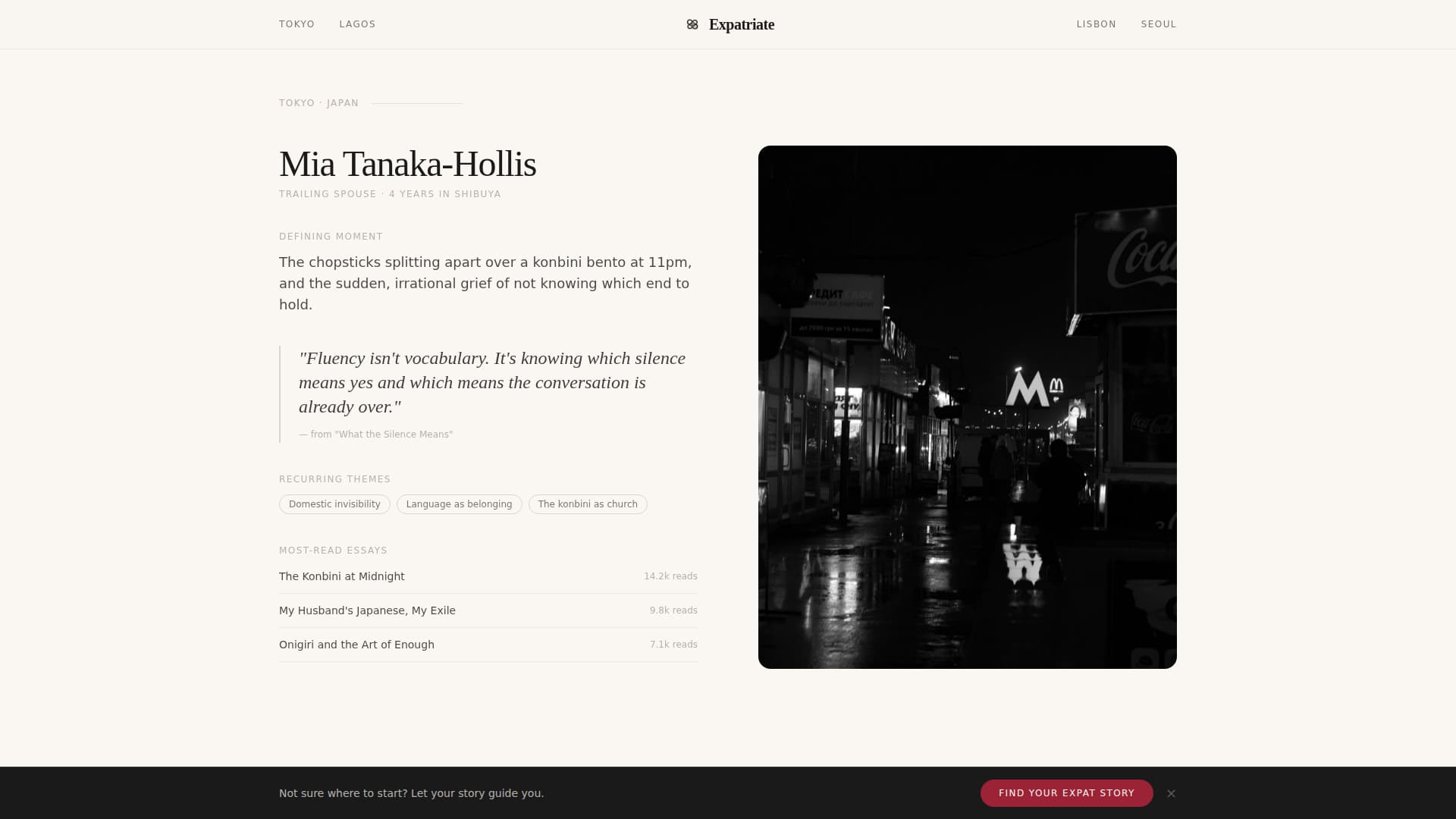 Expatriate - Compelling Expat Landing Page Template