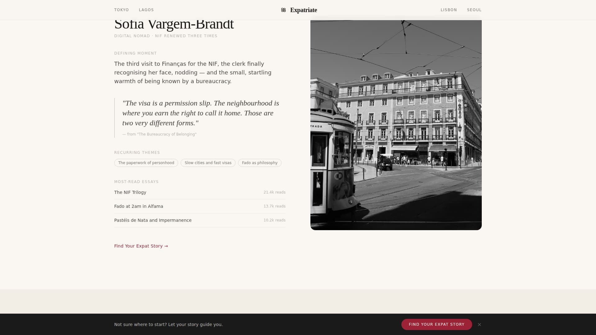 Expatriate - Compelling Expat Landing Page Template