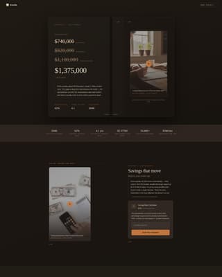 Kindle - Compelling Fire Landing Page Template