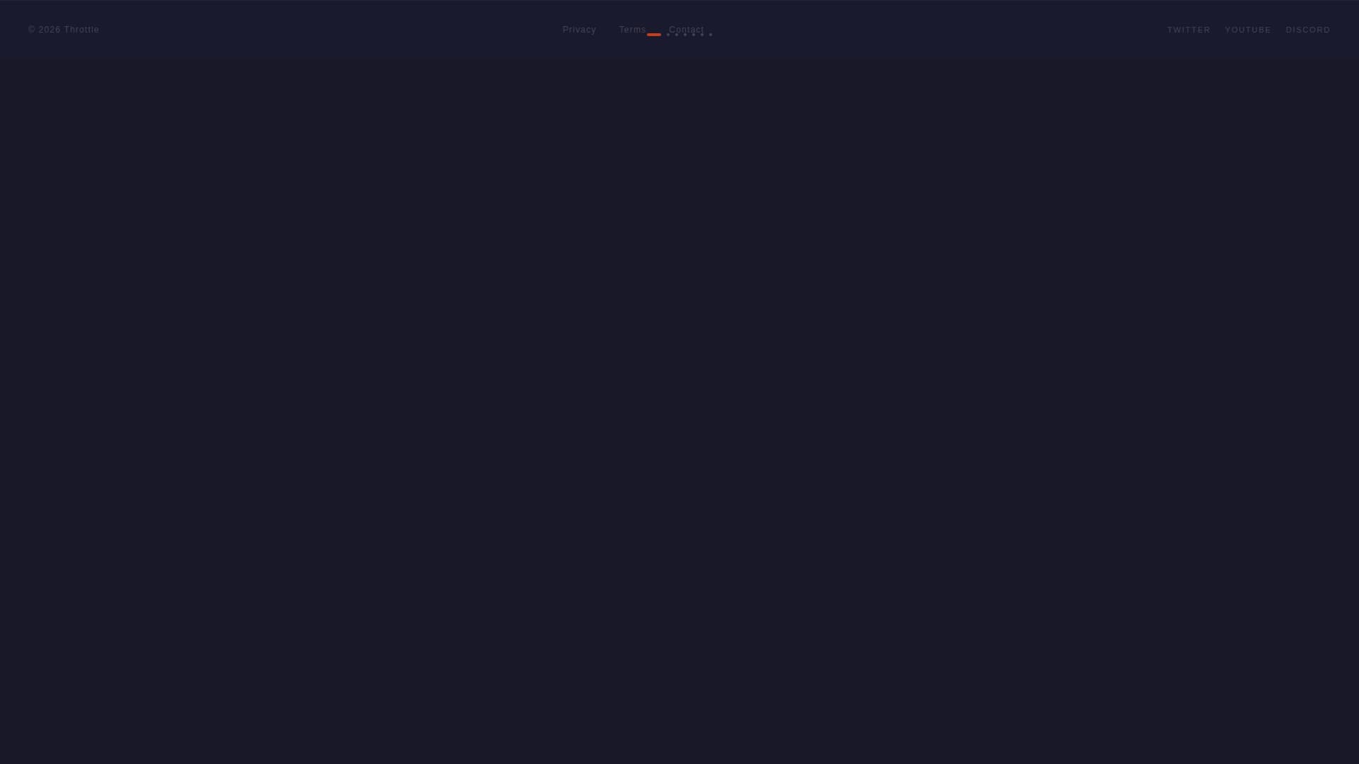 Throttle - Bold FPV Community Landing Page Template