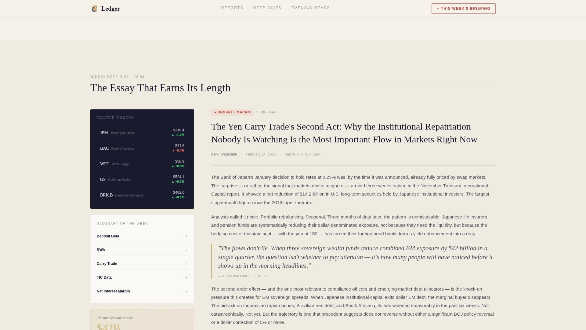 Ledger — Credible Accounting Landing Page Template