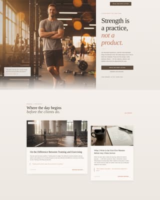 Pulse - Thoughtful Coaching Landing Page Template