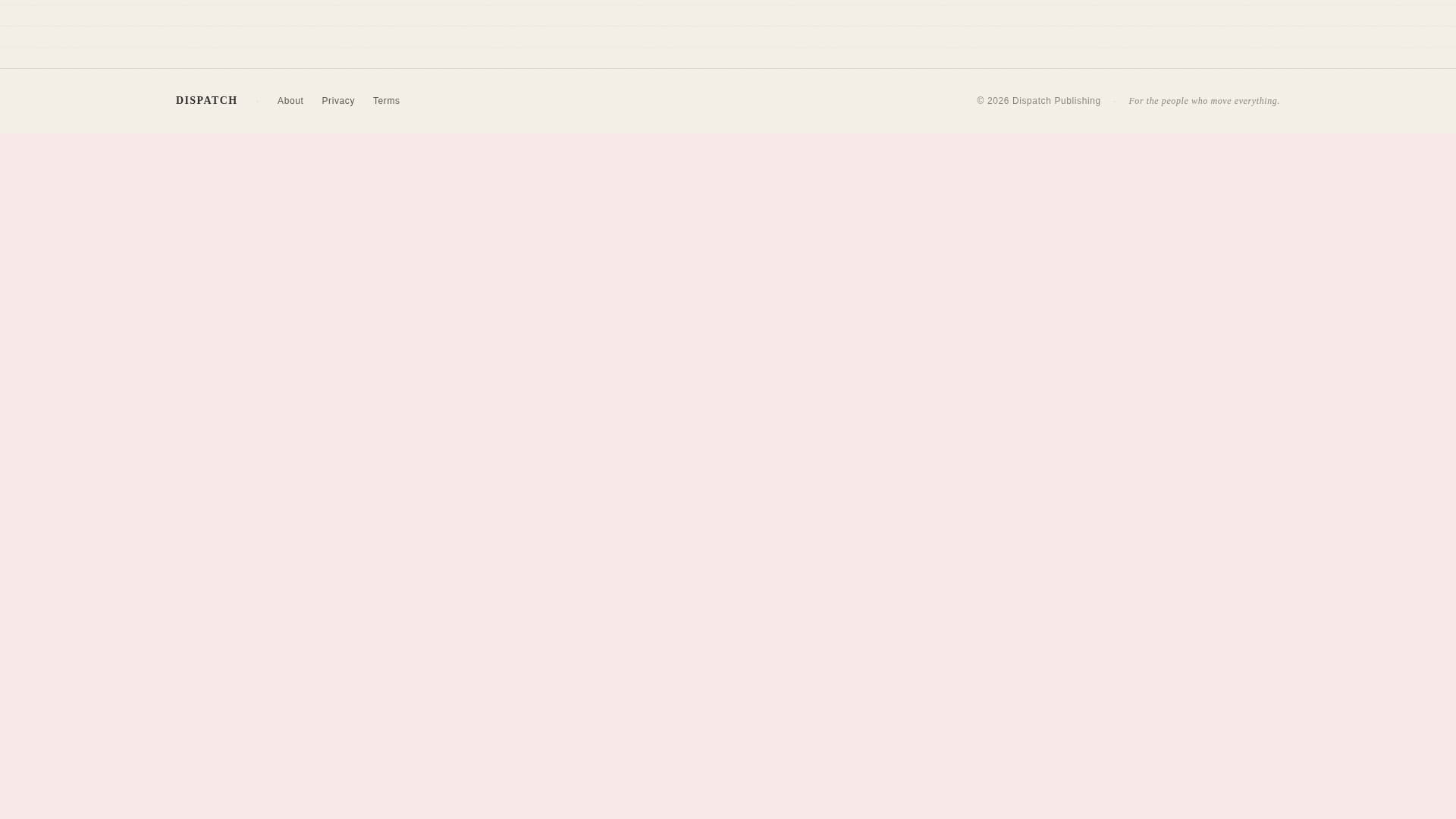 Dispatch - Bold Logistics Landing Page Template