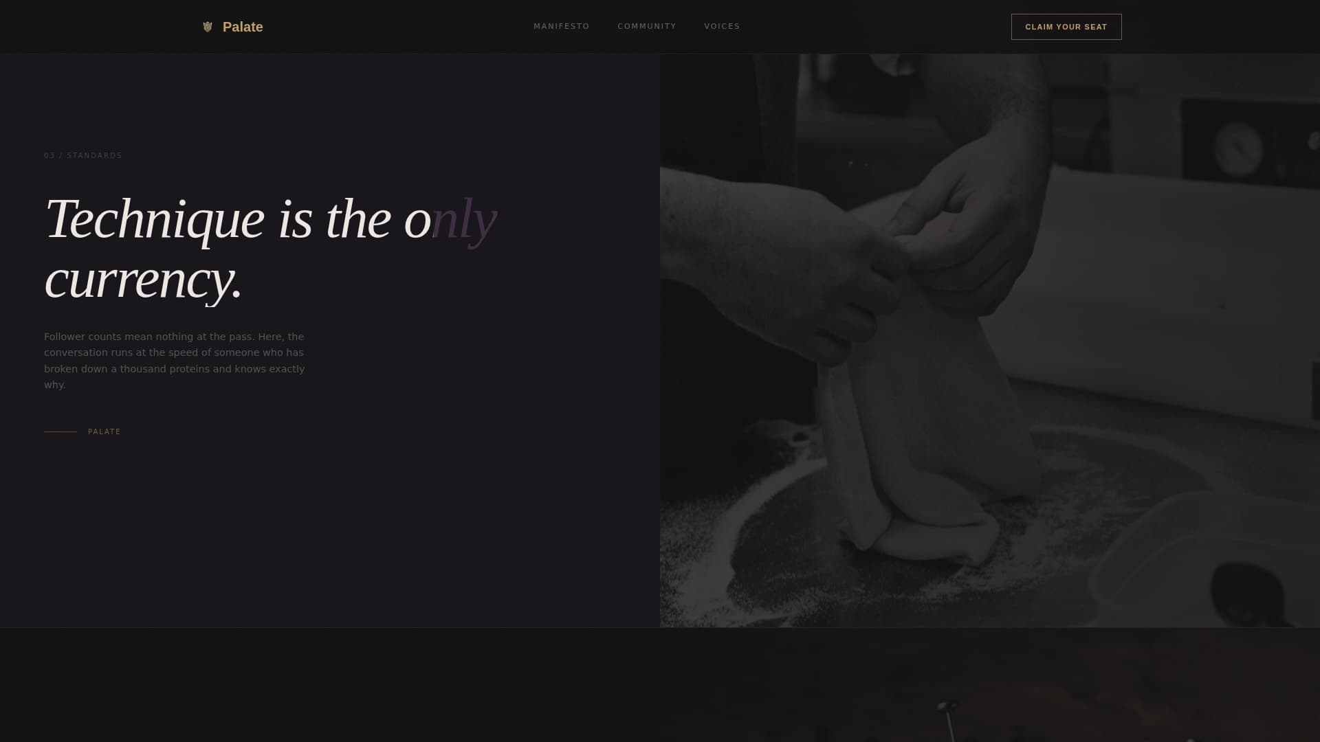Palate - Exclusive Culinary Landing Page Template