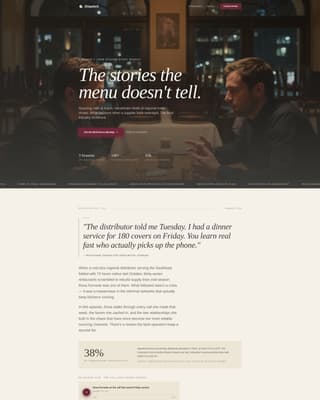 Dispatch - Compelling Food Industry Landing Page Template
