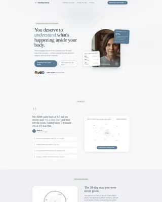 Conceive - Patient Education Landing Page Template
