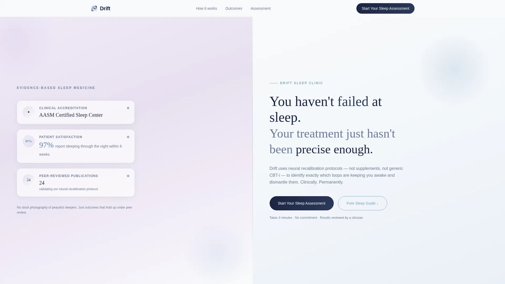 Sleep Medicine & Clinic Booking Website Template