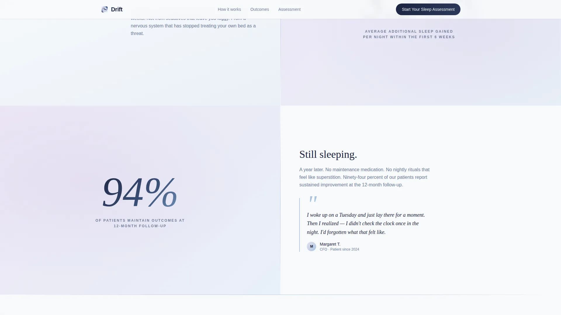 Sleep Medicine & Clinic Booking Website Template