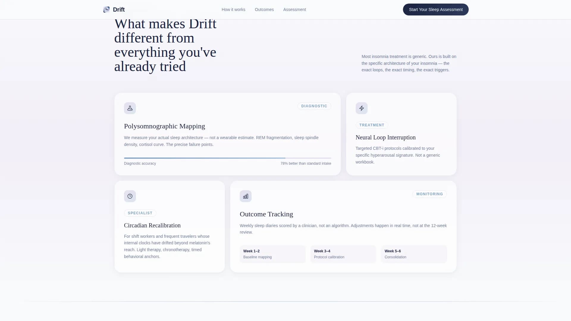 Sleep Medicine & Clinic Booking Website Template