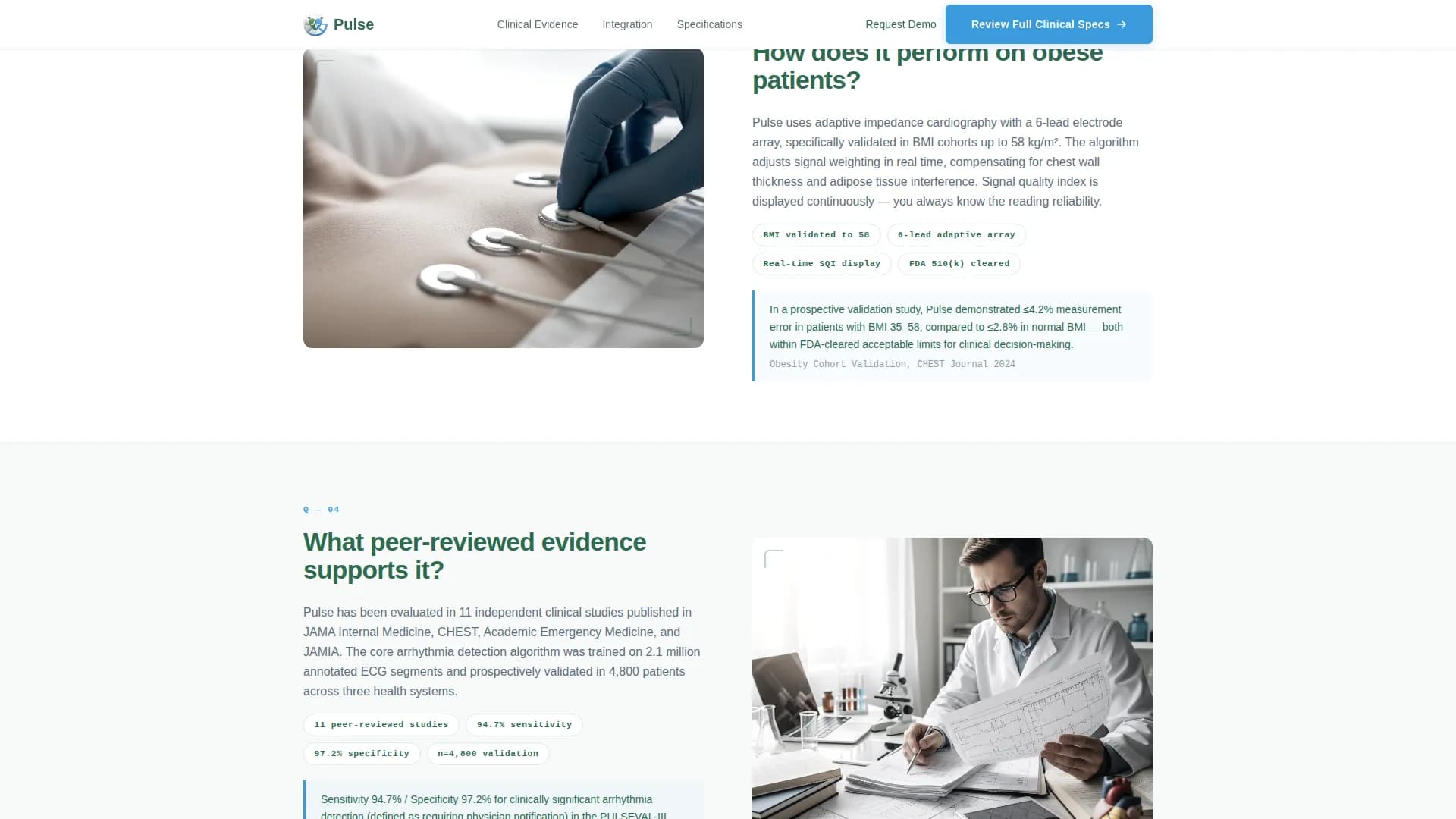 Rhythm — Intelligent Cardio Device Landing Page Template