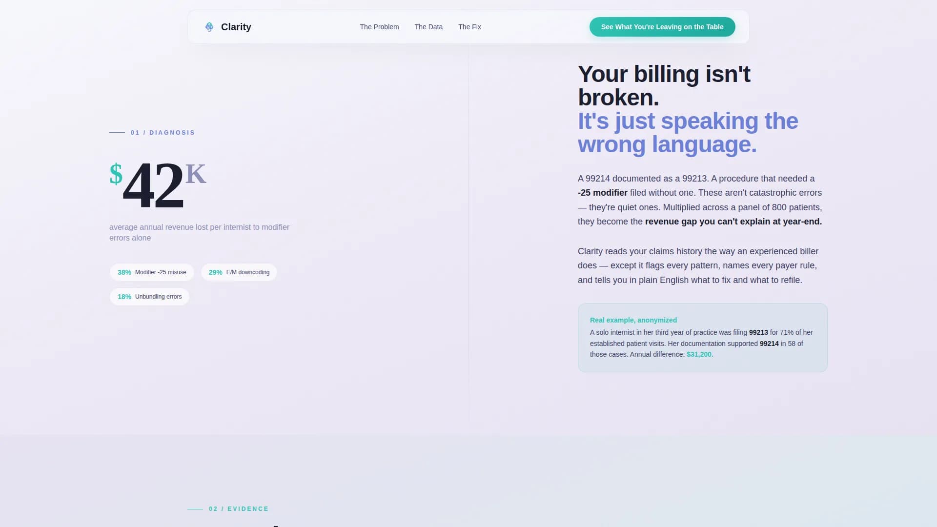 Invoice — Streamlined Medical Billing Services Landing Page Template